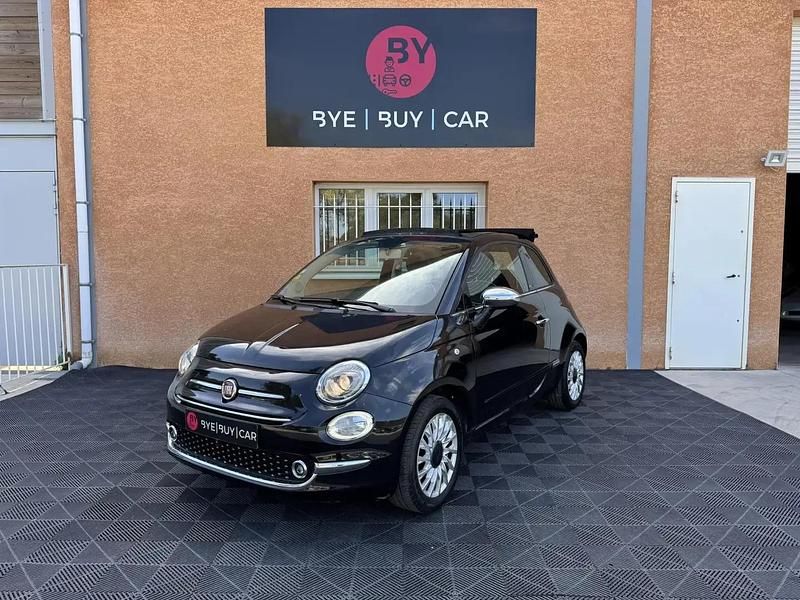 Noir Utilisé 2018 Fiat 500 Cabriolet | 11 990 € (Prix juste) - Image 1/4