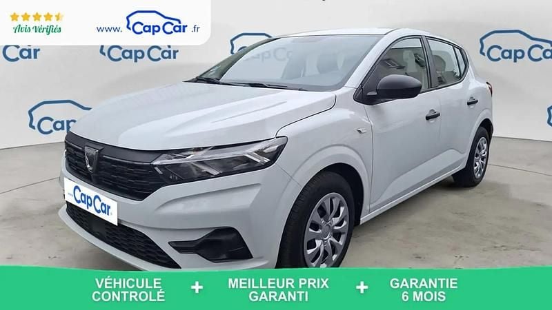 Blanc Utilisé 2022 Dacia Sandero Essentiel Citadine | 9 990 € (Bon prix) - Image 1/4