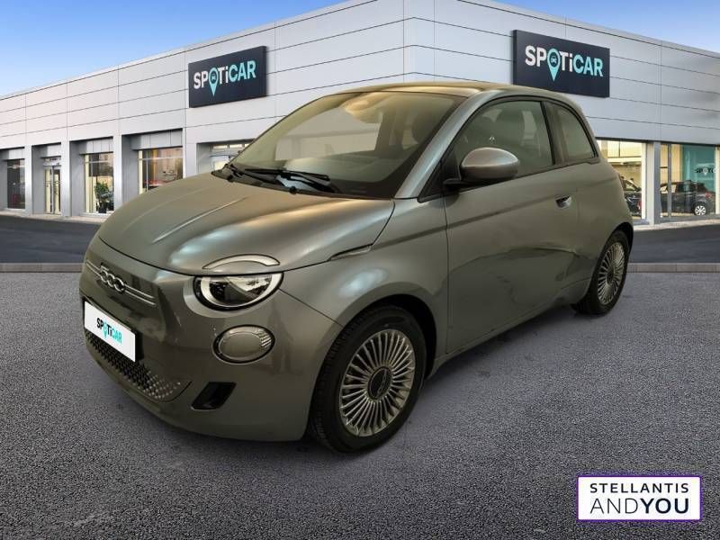 Gris Occasion 2022 Fiat 500e Berline | 16 188 € (Super prix) - Image 1/4