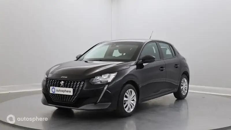 Noir Utilisé 2022 Peugeot 208 Business-Line Citadine | 13 999 € (Prix juste) - Image 1/4