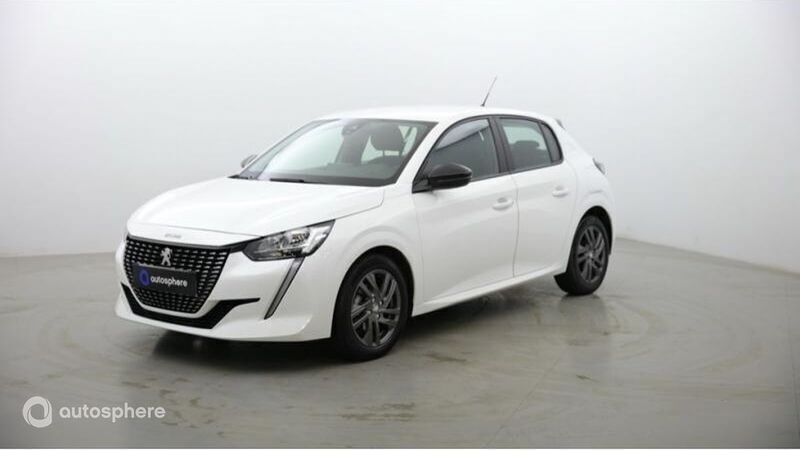 Blanc banquise (o) Utilisé 2022 Peugeot 208 Active Citadine | 11 899 € (Bon prix) - Image 1/4