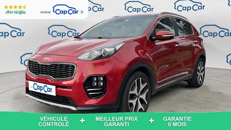Rouge Occasion 2016 Kia Sportage GT-Line SUV | 10 200 € (Prix juste) - Image 1/4