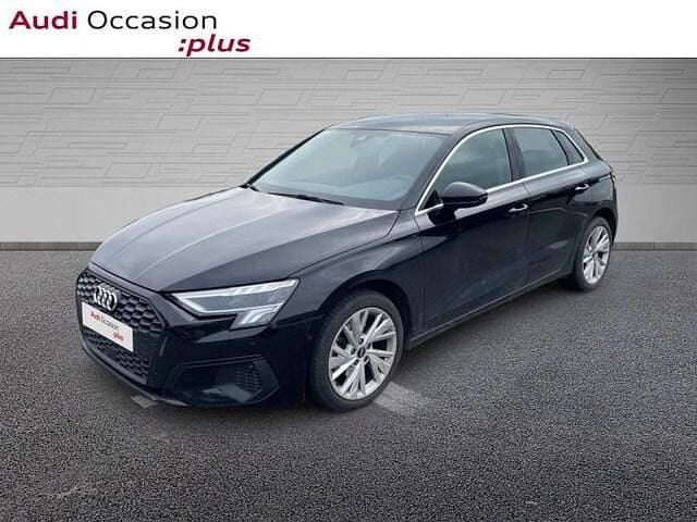 Noir mythe métallisé Utilisé 2023 Audi A3 Sport | 25 900 € (Prix juste) - Image 1/4
