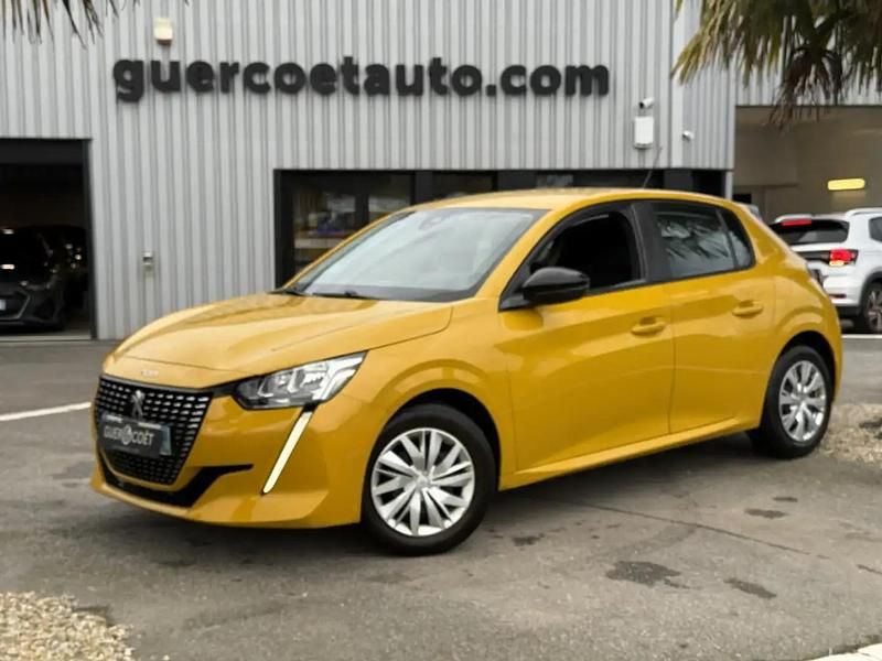 Jaune Utilisé 2022 Peugeot 208 Active Citadine | 10 990 € (Bon prix) - Image 1/4