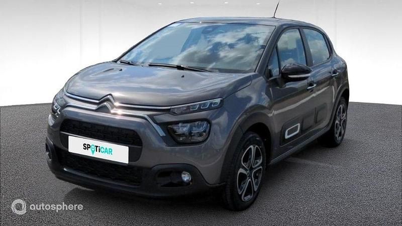 Gris Utilisé 2022 Citroën C3 PureTech Citadine | 11 580 € (Prix juste) - Image 1/4
