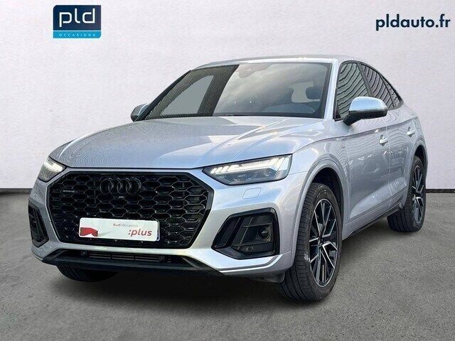 Argent fleuret métallisé Utilisé 2021 Audi Q5 Sportback S-Line SUV | 45 990 € (Prix juste) - Image 1/4