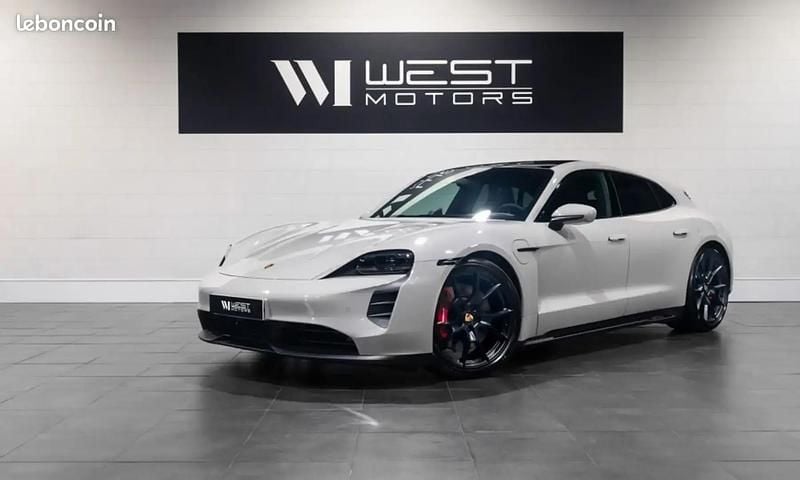 Gris Occasion 2022 Porsche Taycan Sport Turismo Break | 92 450 € - Image 1/4