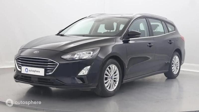 Noir Utilisé 2020 Ford Focus Titanium Break | 14 999 € (Bon prix) - Image 1/4