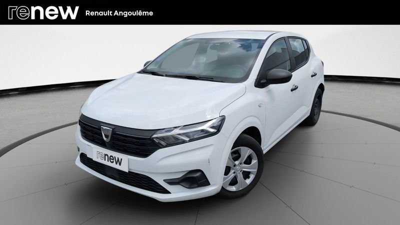 Blanc Utilisé 2022 Dacia Sandero Essentiel Citadine | 11 390 € (Bon prix) - Image 1/4