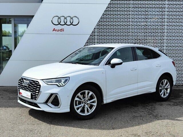 Blanc glacier métallisé Utilisé 2022 Audi Q3 Sportback S-Line SUV | 29 980 € (Bon prix) - Image 1/4