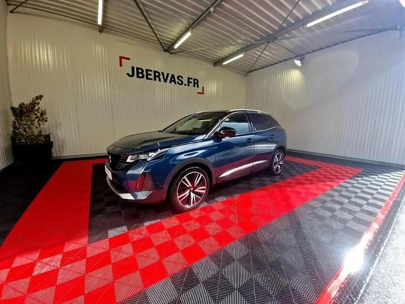 Bleu Utilisé 2022 Peugeot 3008 GT SUV | 22 990 € (Prix juste) - Image 1/4