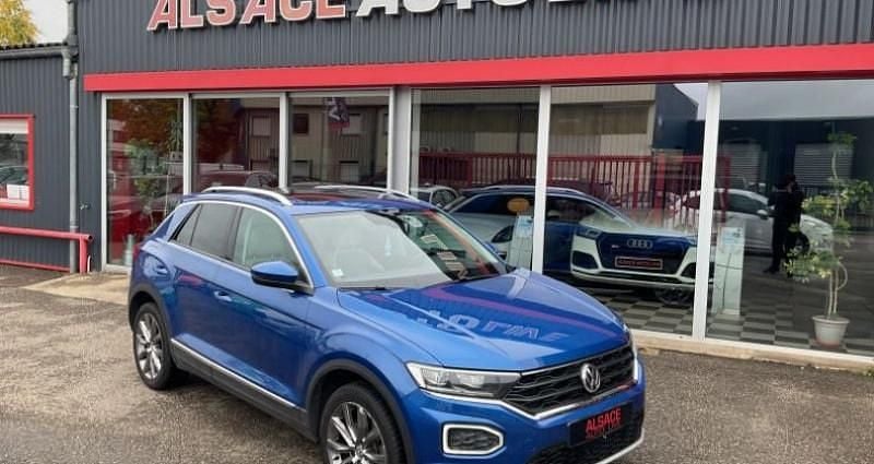 Bleu Utilisé 2018 VW T-Roc Exclusive SUV | 21 490 € (Super prix) - Image 1/4