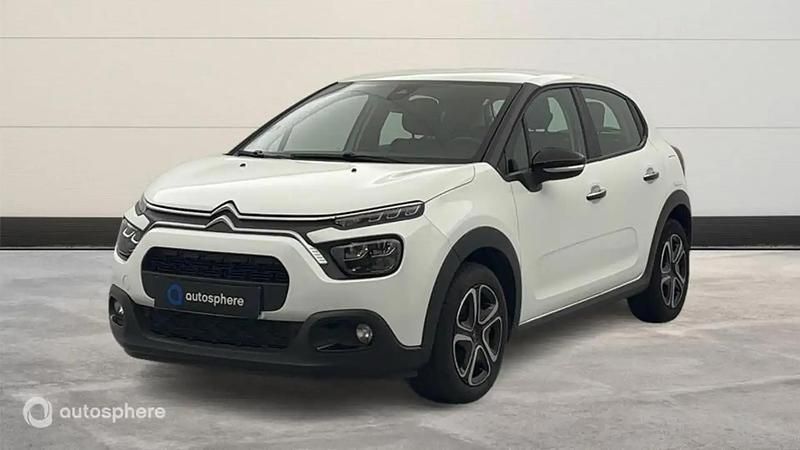Blanc Utilisé 2022 Citroën C3 PureTech Citadine | 10 999 € (Prix juste) - Image 1/4