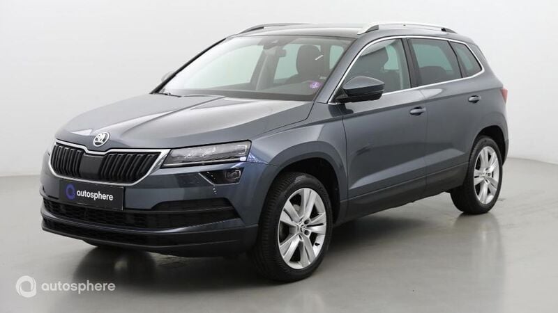 Gris Utilisé 2019 Skoda Karoq Style SUV | 19 799 € (Prix juste) - Image 1/4