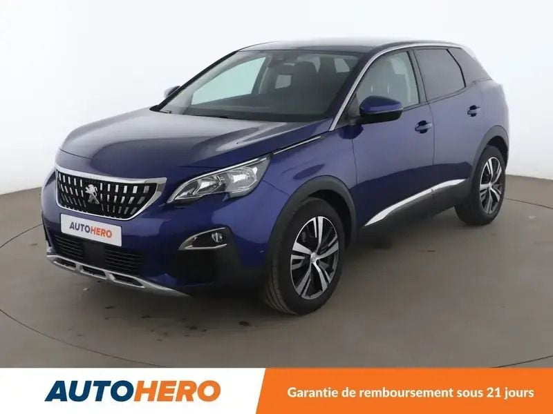 Bleu Utilisé 2020 Peugeot 3008 Allure SUV | 18 990 € (Prix juste) - Image 1/2