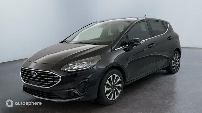Noir Utilisé 2022 Ford Fiesta Titanium X Citadine | 17 999 € (Prix juste) - Image 1/4
