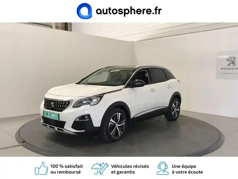 Blanc Utilisé 2017 Peugeot 3008 Allure SUV | 19 480 € (Prix cher) - Image 1/4