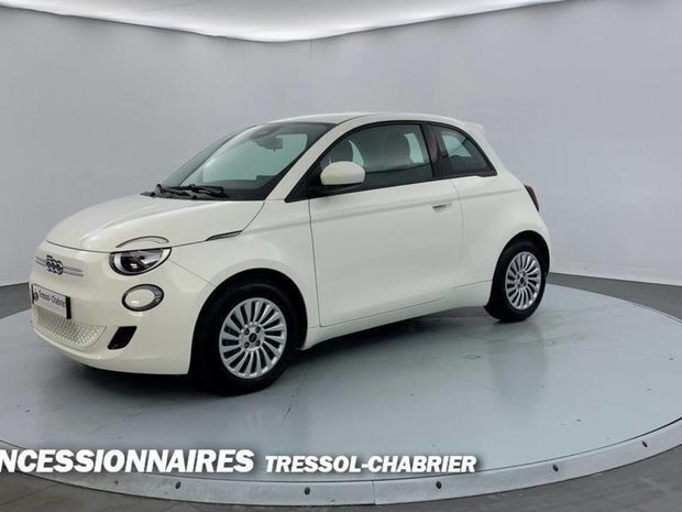 Blanc Utilisé 2022 Fiat 500e Action Citadine | 13 920 € (Prix juste) - Image 1/4