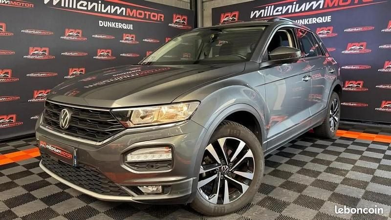 Gris Utilisé 2020 VW T-Roc United SUV | 18 990 € (Bon prix) - Image 1/4