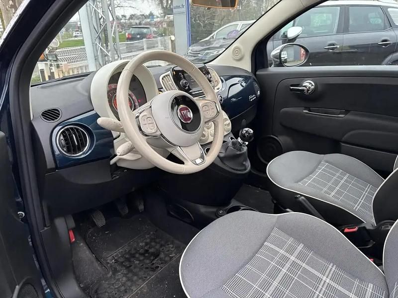 Occasion Fiat 500 Lounge 69 ch (50 kW) 2018 Bleu Berline