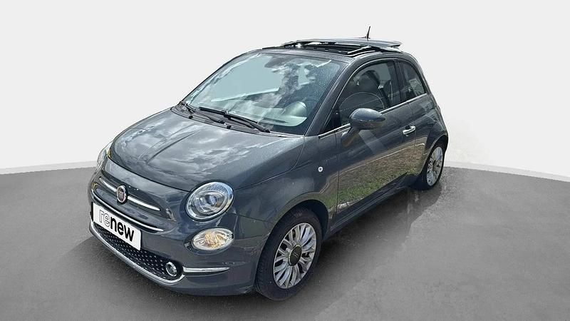 Gris Utilisé 2019 Fiat 500 Lounge Citadine | 9 990 € (Prix juste) - Image 1/4