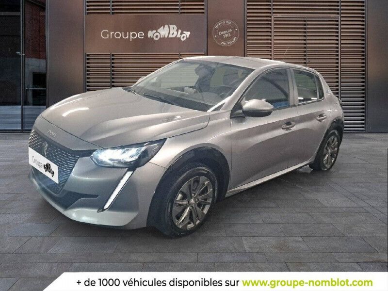 Gris Utilisé 2021 Peugeot e-208 Business-Line Citadine | 14 490 € (Bon prix) - Image 1/4