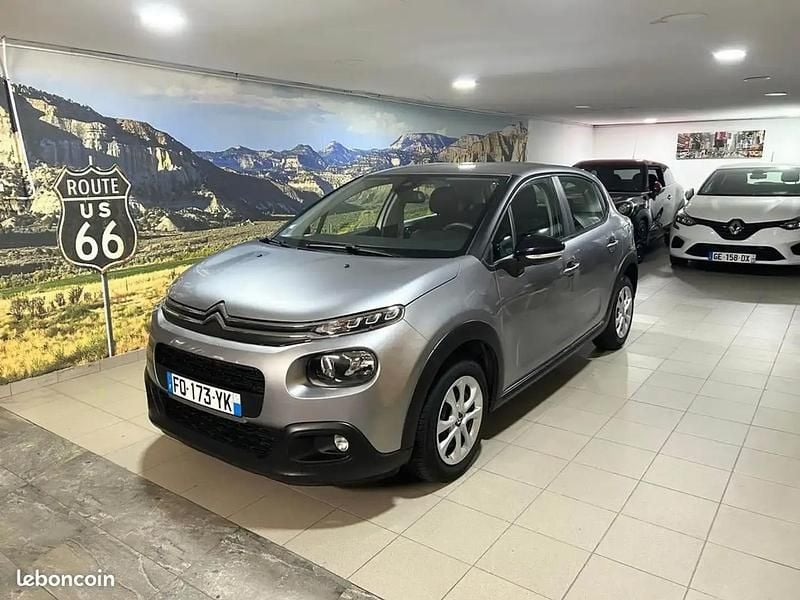 Gris Occasion 2020 Citroën C3 Live Berline | 6 990 € (Prix juste) - Image 1/4