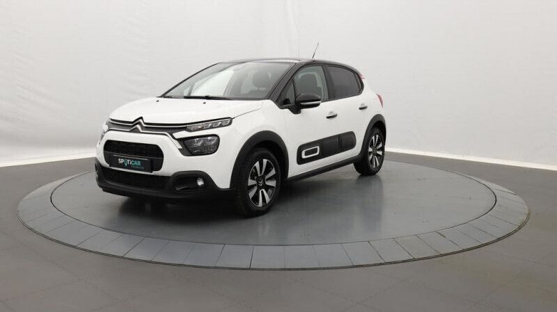 Blanc Utilisé 2023 Citroën C3 PureTech Citadine | 12 099 € (Prix assez cher) - Image 1/4