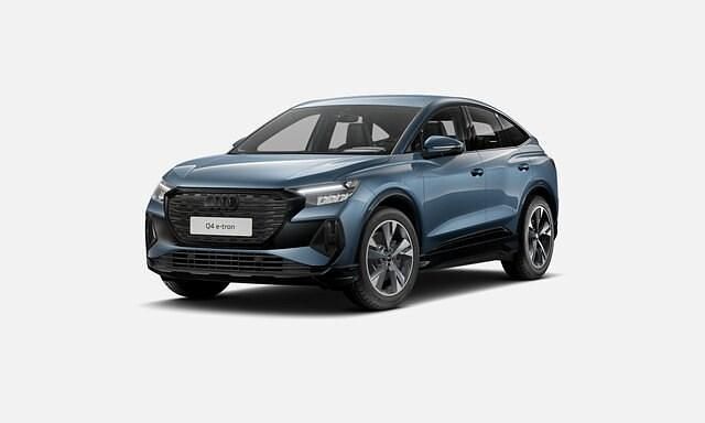 Bleu geyser métallisé Utilisé 2025 Audi Q4 Sportback e-tron S-Line SUV | 44 642 € (Super prix) - Image 1/4