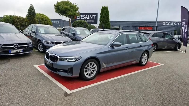 Bleu Utilisé 2022 BMW 520 Break | 30 990 € (Super prix) - Image 1/4