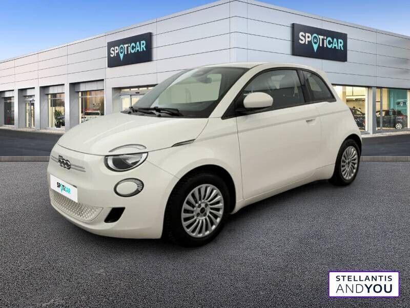 Blanc Utilisé 2022 Fiat 500e Action Berline | 11 390 € (Bon prix) - Image 1/4