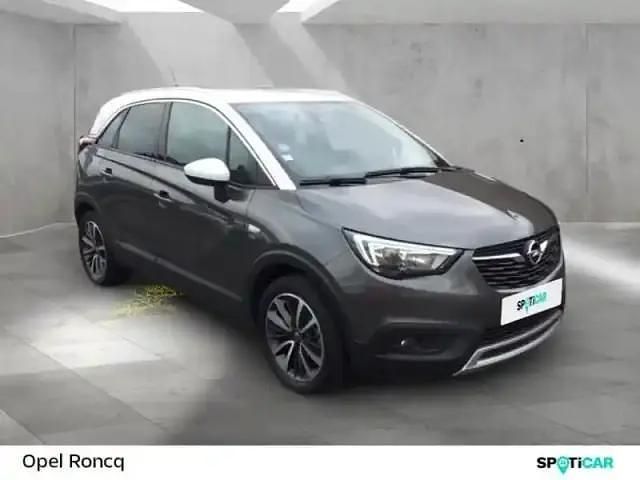 Occasion Opel Crossland X Design Edition 2019 Gris pierre de lune/toit blanc glacier SUV