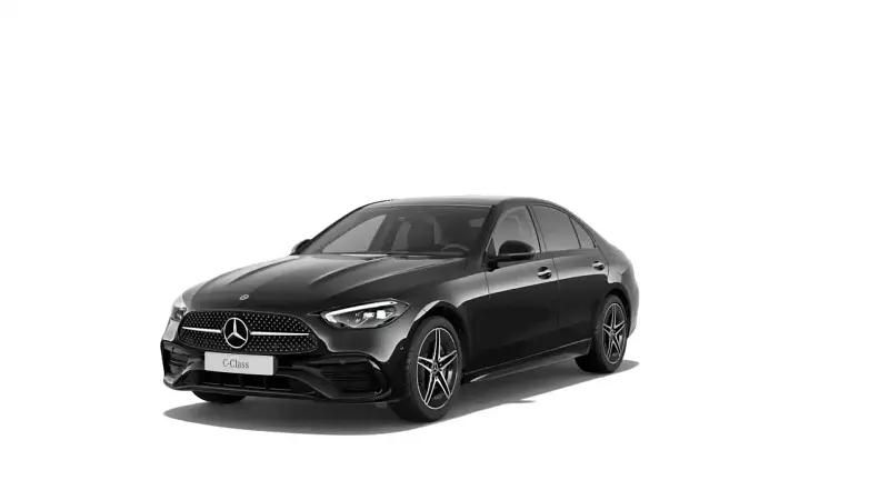 Noir Utilisé 2024 Mercedes C300 AMG line Berline | 61 528 € - Image 1/4