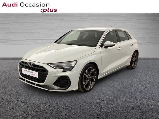 Blanc glacier métallisé Occasion 2025 Audi A3 S-Line | 34 482 € (Prix juste) - Image 1/4
