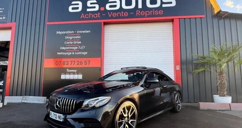 Noir Utilisé 2018 Mercedes E220 AMG line Coupé | 30 590 € (Prix juste) - Image 1/4