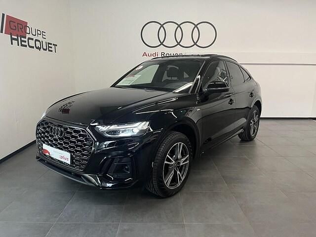 Noir mythe métallisé Occasion 2024 Audi Q5 Sportback S-Line SUV | 57 990 € (Prix juste) - Image 1/4