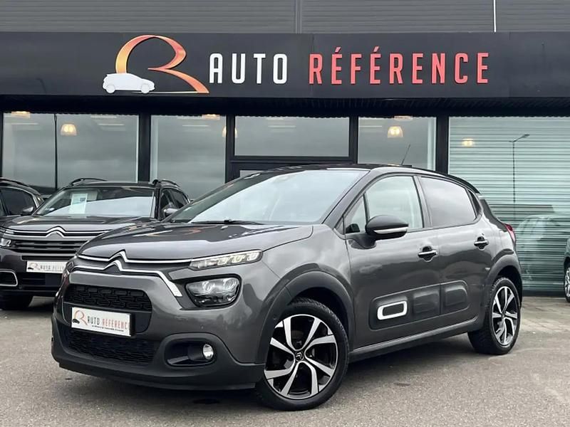 Gris Utilisé 2021 Citroën C3 Shine Citadine | 9 990 € (Prix juste) - Image 1/4