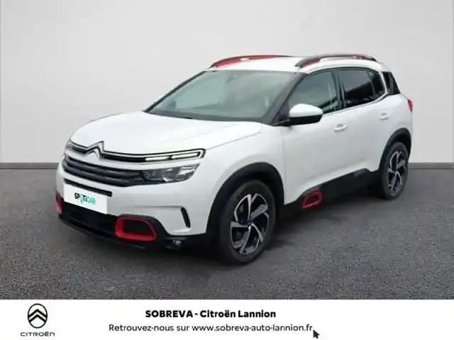 Blanc nacré Utilisé 2019 Citroën C5 Aircross Feel SUV | 14 990 € - Image 1/4
