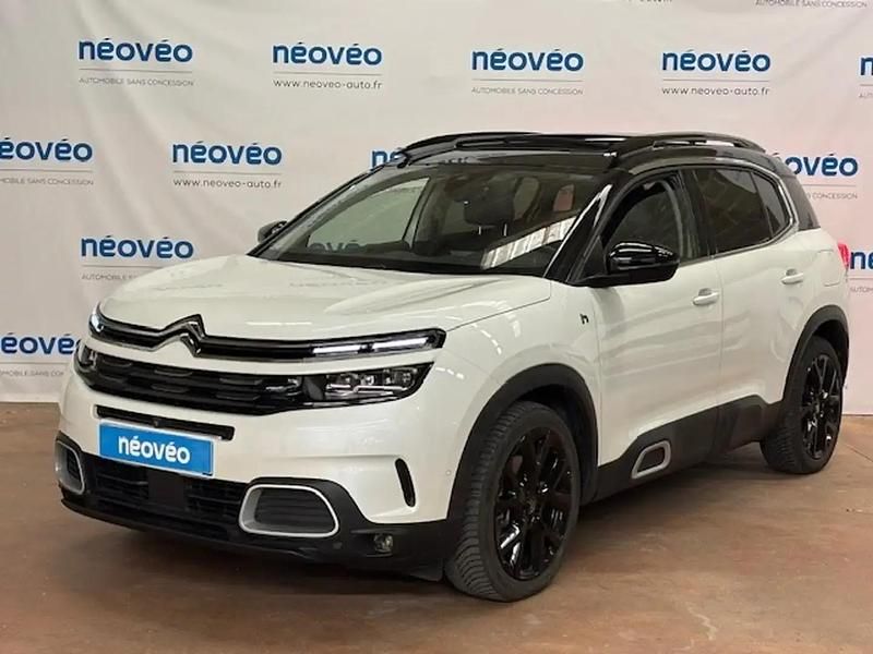 Blanc Occasion 2021 Citroën C5 Aircross Shine SUV | 21 990 € (Prix juste) - Image 1/4