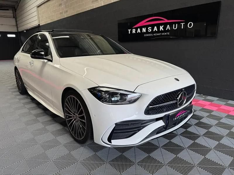 Occasion Mercedes C220 AMG line 200 ch (147 kW) 2021 Blanc Berline