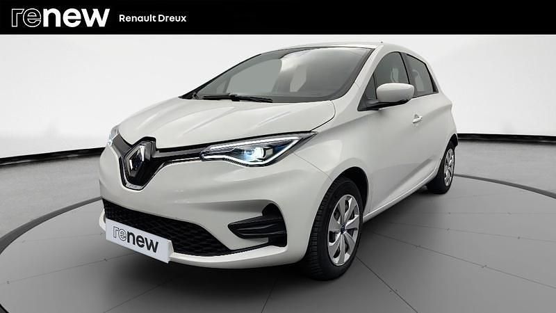 Blanc Occasion 2021 Renault Zoe Business Citadine | 12 990 € (Prix assez cher) - Image 1/4