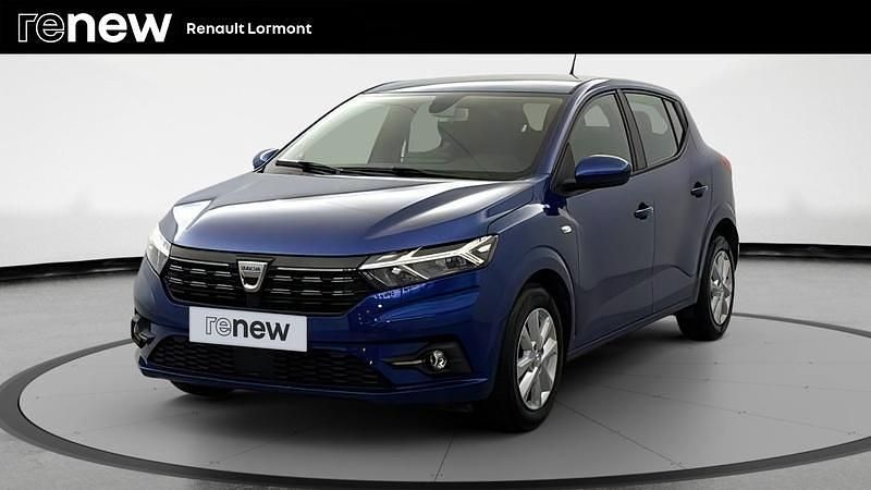 Bleu Utilisé 2022 Dacia Sandero Comfort Citadine | 13 290 € (Prix juste) - Image 1/4