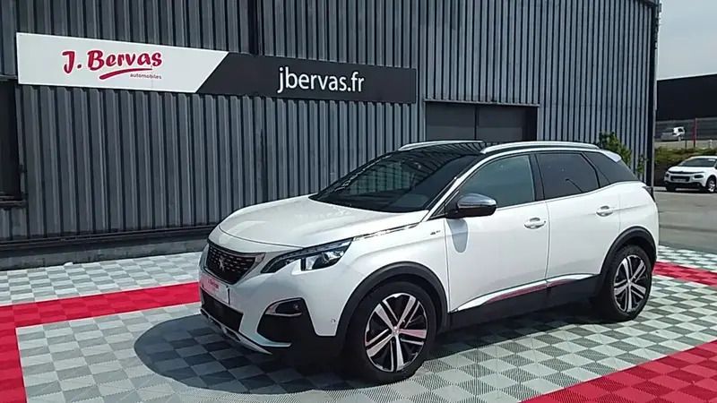 Blanc Utilisé 2018 Peugeot 3008 GT SUV | 24 990 € - Image 1/4