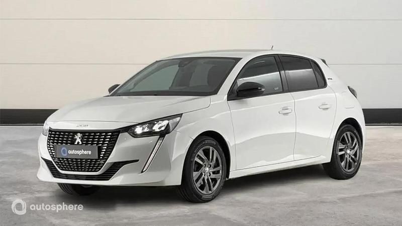 Blanc Utilisé 2022 Peugeot 208 Style Citadine | 11 999 € (Prix juste) - Image 1/4