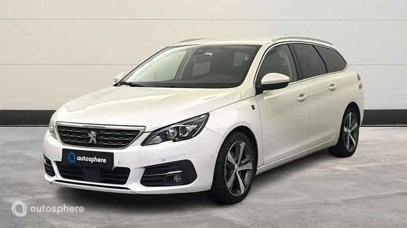 Blanc Utilisé 2019 Peugeot 308 S Break | 13 699 € (Bon prix) - Image 1/4