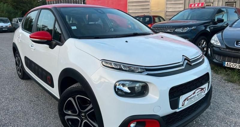 Blanc Utilisé 2017 Citroën C3 PureTech Citadine | 7 990 € (Prix juste) - Image 1/4