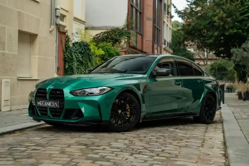 Vert Utilisé 2021 BMW M3 Competition Edition Berline | 99 900 € (Prix juste) - Image 1/4