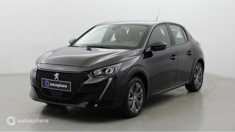Noir perla nera Utilisé 2021 Peugeot e-208 Business-Line Citadine | 15 499 € (Prix juste) - Image 1/4