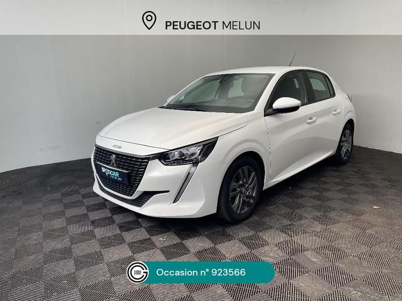 Blanc Utilisé 2021 Peugeot 208 Business-Line Citadine | 12 980 € (Bon prix) - Image 1/4
