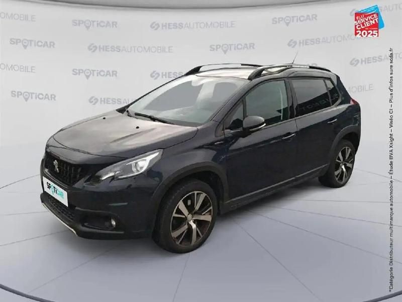 Gris Utilisé 2019 Peugeot 2008 GT-line SUV | 8 999 € (Bon prix) - Image 1/4